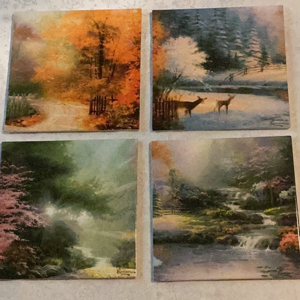 Thomas Kinkade Season’s of Radience Porcelain Print Collection